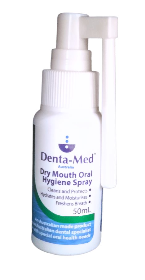 Denta-Med™ Dry Mouth Oral Hygiene Spray 50mL with extended 360 degree nozzle