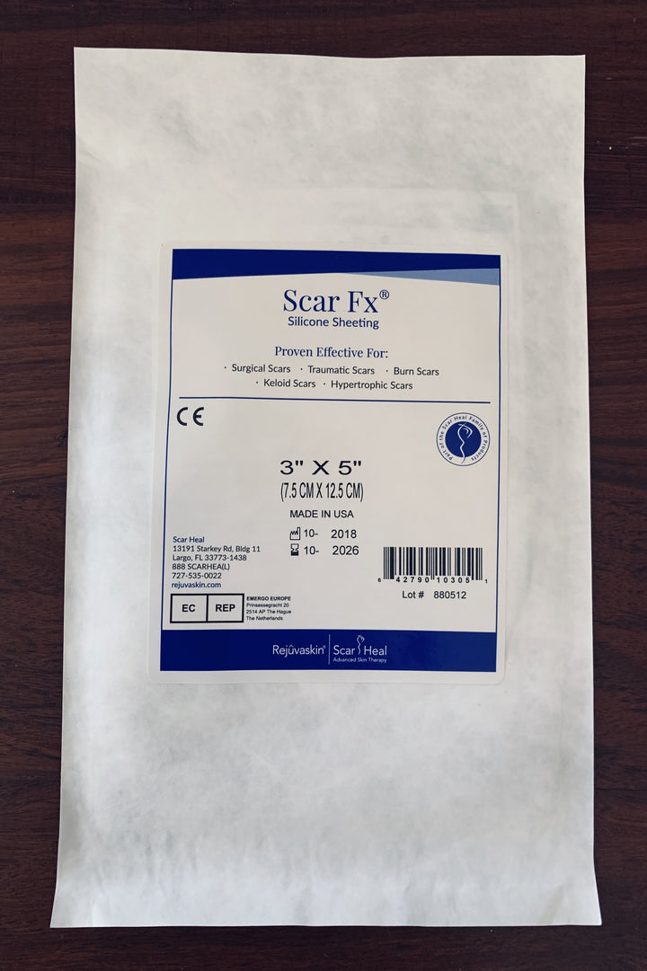 Scar Fx® Silicone Scar Sheeting 7.5cm x 12.5cm