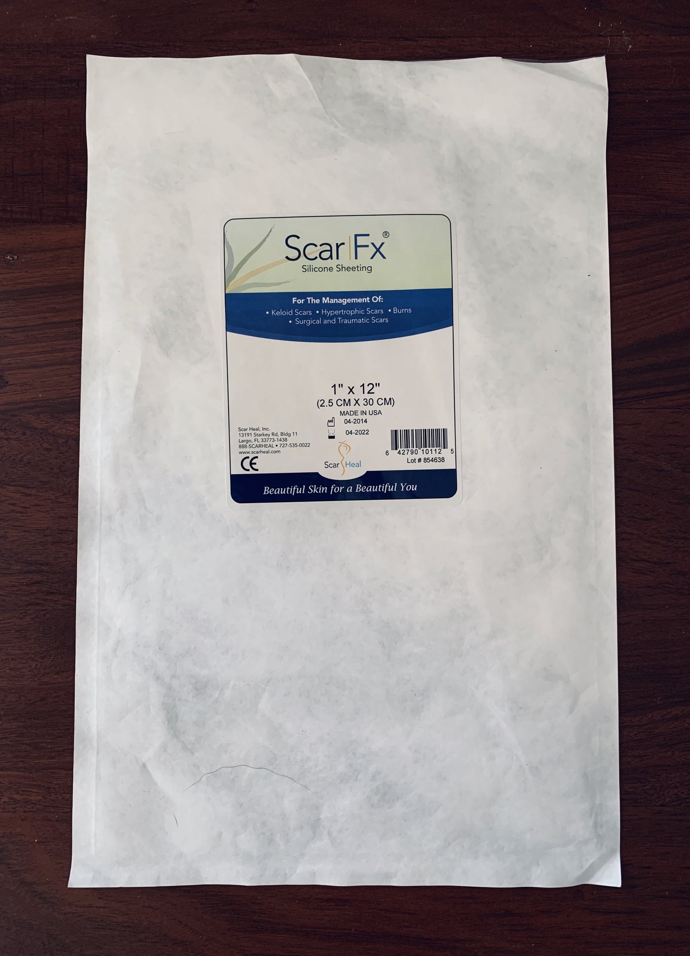 Scar Fx® Silicone Scar Sheeting 2.5cm x 30cm