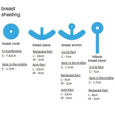 Scar Fx® Silicone Scar Sheeting Breast Anchor x 1