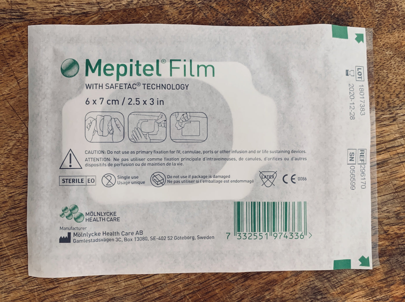 Mepitel® Film 6cm x 7cm