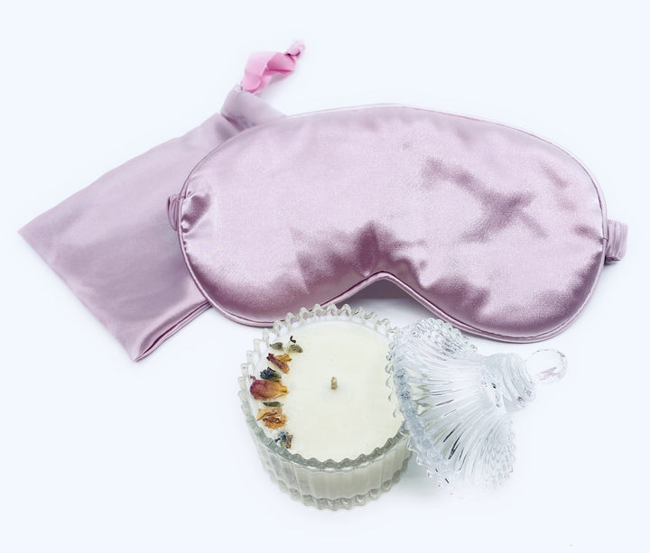 Hope Silk Eye Mask and Candle