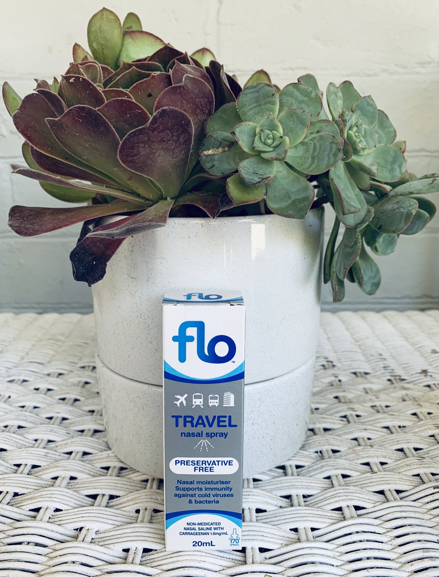Flo™ Travel Nasal Spray 20mL (Preservative Free)
