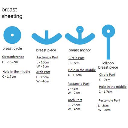Scar Fx® Silicone Scar Sheeting Lollipop Breast Piece